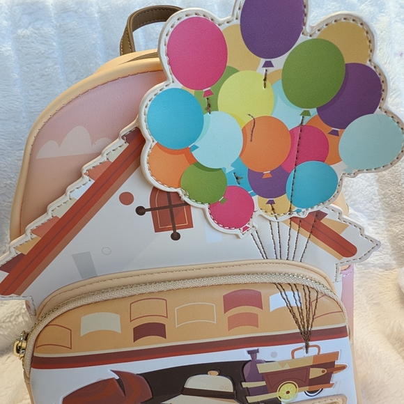 Loungefly Disney Pixar Up Working Buddies Mini Backpack Wallet Set main image 4